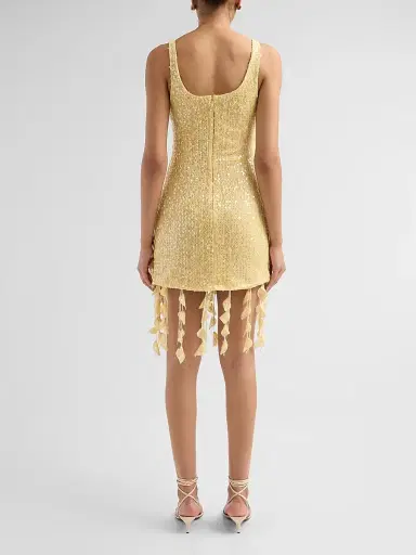 PatBo Women's Iara Sequin Crochet Mini Dress | Thumbnail 3 PatBo Women's Iara Sequin Crochet Mini Dress | Thumbnail 3
