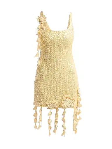 PatBo Women's Iara Sequin Crochet Mini Dress | Thumbnail 1 PatBo Women's Iara Sequin Crochet Mini Dress | Thumbnail 1