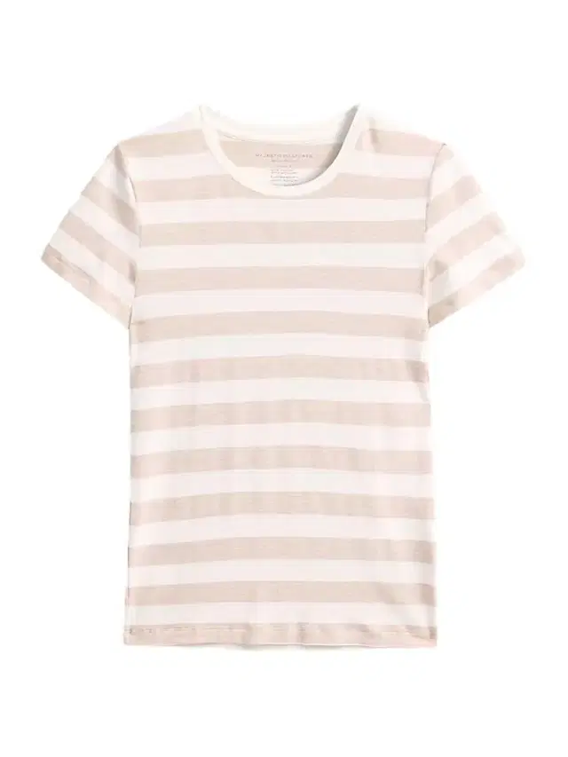 Majestic Filatures Women's Soft Touch Stripe Crewneck T-Shirt - Ecru Chine