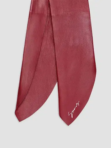 Givenchy Women's Scarf in Leather - Red Cherry | Thumbnail 3 Givenchy Women's Scarf in Leather - Red Cherry | Thumbnail 3