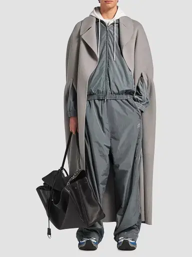 Balenciaga Men's Bodies Tracksuit Jacket - Elephant Grey - Size Small | Thumbnail 2