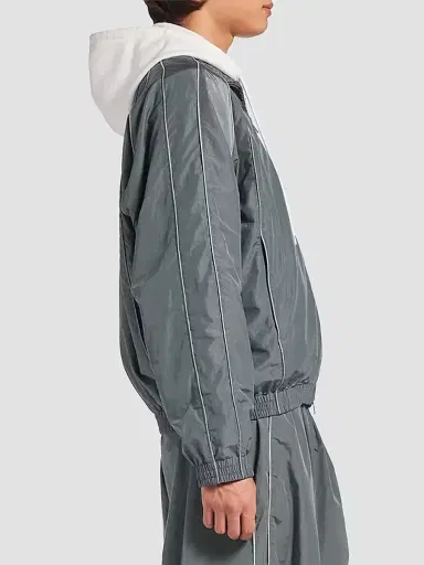 Balenciaga Men's Bodies Tracksuit Jacket - Elephant Grey - Size Small | Thumbnail 4
