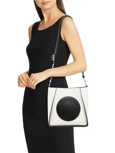 Stella McCartney Women's Logo Cotton Canvas Crossbody Bag | Thumbnail 2 Stella McCartney Women's Logo Cotton Canvas Crossbody Bag | Thumbnail 2