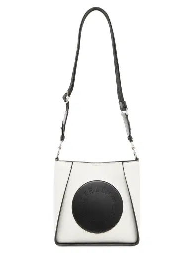 Stella McCartney Women's Logo Cotton Canvas Crossbody Bag | Thumbnail 6 Stella McCartney Women's Logo Cotton Canvas Crossbody Bag | Thumbnail 6
