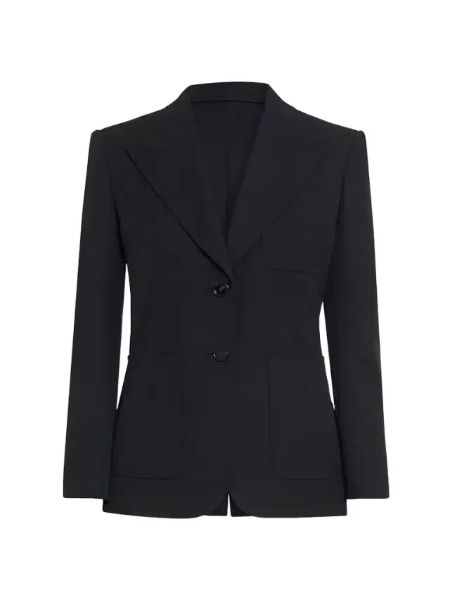 Chloé Women's Single-Breasted Wool Blazer - Black
