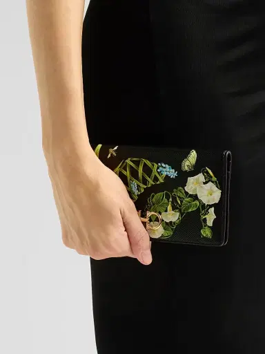 Ferragamo Women's Eden Shoe-Print Gancini Leather Wallet | Thumbnail 2 Ferragamo Women's Eden Shoe-Print Gancini Leather Wallet | Thumbnail 2