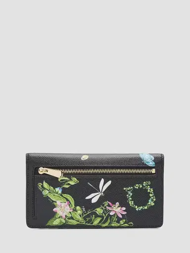 Ferragamo Women's Eden Shoe-Print Gancini Leather Wallet | Thumbnail 3 Ferragamo Women's Eden Shoe-Print Gancini Leather Wallet | Thumbnail 3