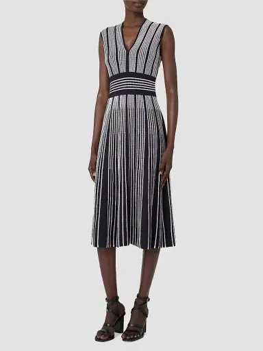 Max Mara Women's Sleeveless Viscose Yarn Dress - Ultramarine - Size XL | Thumbnail 2 Max Mara Women's Sleeveless Viscose Yarn Dress - Ultramarine - Size XL | Thumbnail 2