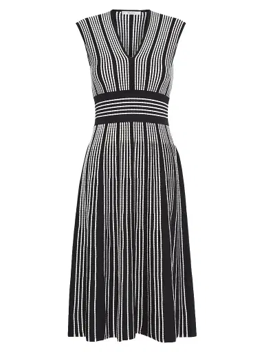 Max Mara Women's Sleeveless Viscose Yarn Dress - Ultramarine - Size XL | Thumbnail 1 Max Mara Women's Sleeveless Viscose Yarn Dress - Ultramarine - Size XL | Thumbnail 1