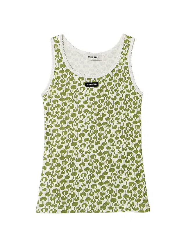 Women's Cotton Tank Top - Beige Khaki