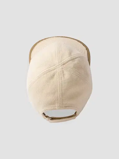 Miu Miu Women's Drill And Poplin Baseball Cap - Beige Khaki | Thumbnail 2