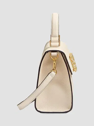 Valentino Garavani Women's VSling Small Top Handle Bag in Grainy Calfskin - Ivory | Thumbnail 5 Valentino Garavani Women's VSling Small Top Handle Bag in Grainy Calfskin - Ivory | Thumbnail 5