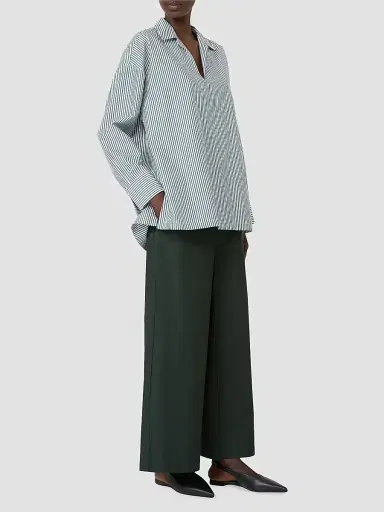 Max Mara Women's Cotton Poplin Jogging Trousers | Thumbnail 2 Max Mara Women's Cotton Poplin Jogging Trousers | Thumbnail 2