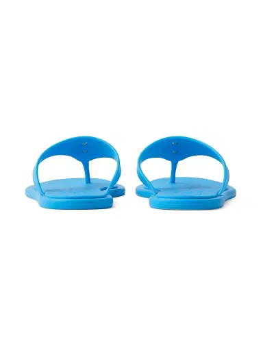 Versace Women's Medusa Baroque Flip-Flops - Turquoise Gold - Size 12 | Thumbnail 2
