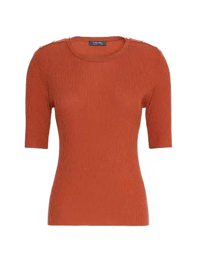 Max Mara Women's Ribbed Woollen Yarn Jumper | Thumbnail 1 Max Mara Women's Ribbed Woollen Yarn Jumper | Thumbnail 1