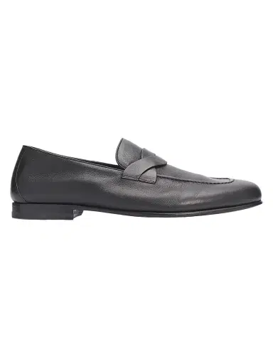 Tom Ford Men's Gigi Twisted Band Leather Loafer - Black - Size 7 | Thumbnail 1 Tom Ford Men's Gigi Twisted Band Leather Loafer - Black - Size 7 | Thumbnail 1