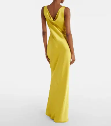 Norma Kamali Maria satin gown | Thumbnail 5