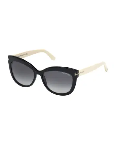 Tom Ford Alistair Two-Tone Squared Cat-Eye Sunglasses | Thumbnail 3