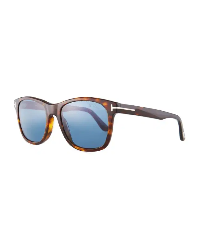 TOM FORD Eric Rectangular Havana Sunglasses