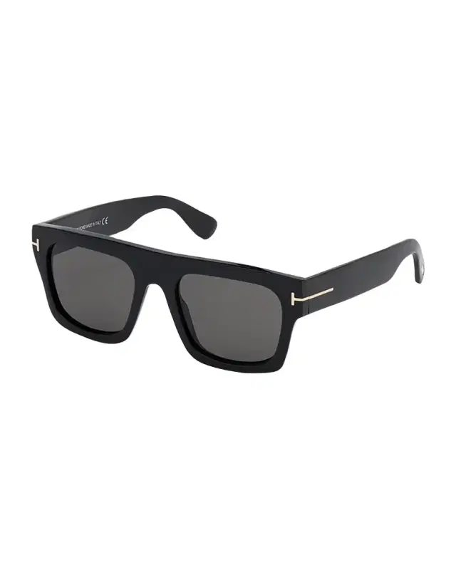 TOM FORD Fausto Monochromatic Square Sunglasses