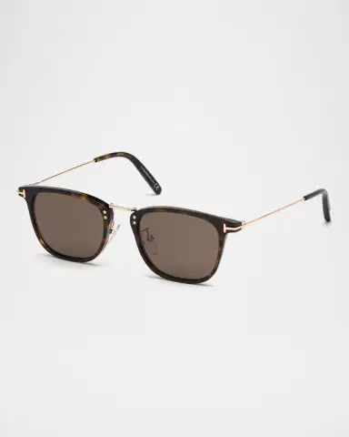 Tom Ford Men's Beau Metal and Plastic Sunglasses | Thumbnail 2 Tom Ford Men's Beau Metal and Plastic Sunglasses | Thumbnail 2