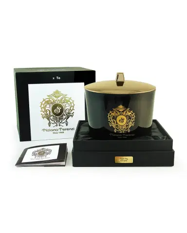 Tiziana Terenzi 17.6 oz. Capri Fig Black Maxi Glass Candle | Thumbnail 2