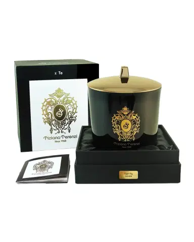 Tiziana Terenzi 17.6 oz. Capri Fig Black Maxi Glass Candle | Thumbnail 1