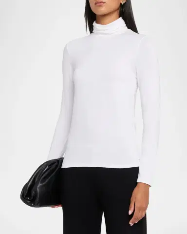 Majestic Filatures Viscose Jersey Turtleneck | Thumbnail 3