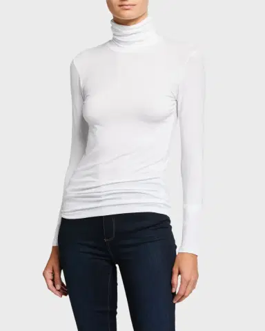 Majestic Filatures Viscose Jersey Turtleneck | Thumbnail 6