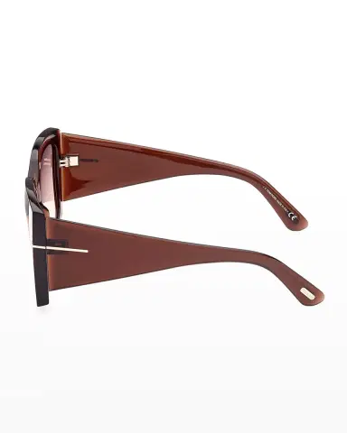 Tom Ford Jacquetta Square Injection Plastic Sunglasses | Thumbnail 3 Tom Ford Jacquetta Square Injection Plastic Sunglasses | Thumbnail 3