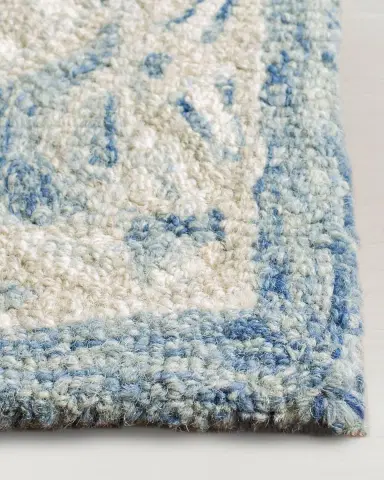 Lauren Ralph Lauren Percy Blue Hand-Woven Rug | Thumbnail 3 Lauren Ralph Lauren Percy Blue Hand-Woven Rug | Thumbnail 3