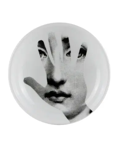 FORNASETTI Tema E Variazioni N15 Face in Hand Round Ashtray | Thumbnail 1