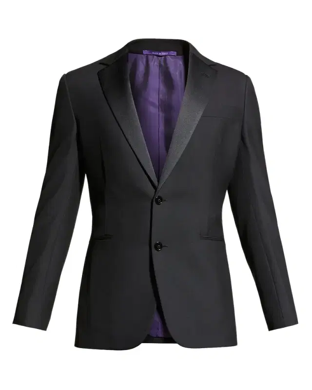 Men 's Gregory Wool Barathea Notch Tuxedo