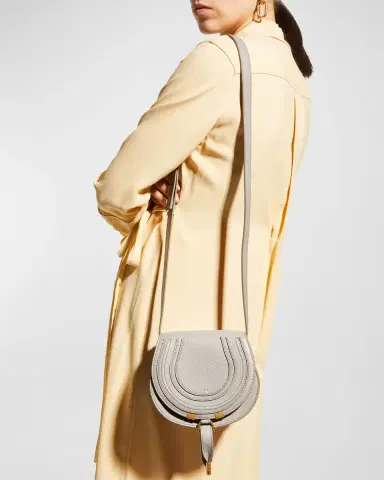 Chloé Marcie Small Crossbody Bag in Grained Leather | Thumbnail 4