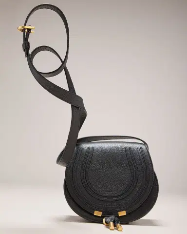 Chloé Marcie Small Crossbody Bag in Grained Leather | Thumbnail 5