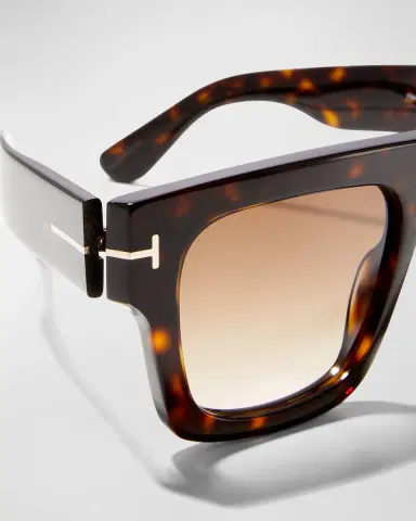 TOM FORD Fausto Square Acetate Sunglasses | Thumbnail 3