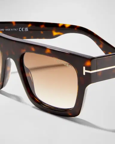 TOM FORD Fausto Square Acetate Sunglasses | Thumbnail 4