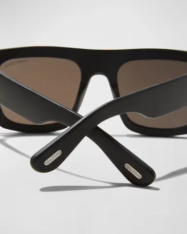 TOM FORD Fausto Square Acetate Sunglasses | Thumbnail 3