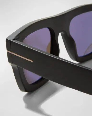 TOM FORD Fausto Square Acetate Sunglasses | Thumbnail 4