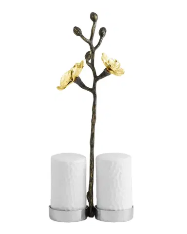 Michael Aram Gold Orchid Salt and Pepper Set | Thumbnail 1