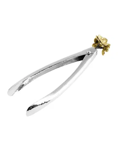 Michael Aram Gold Orchid Small Lock Spring Tongs | Thumbnail 1