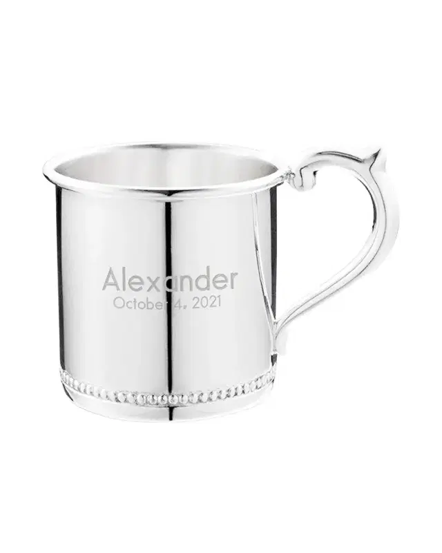 Cunill America Personalized Beaded Baby Cup