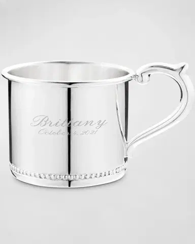 Cunill America Personalized Beaded Baby Cup | Thumbnail 2