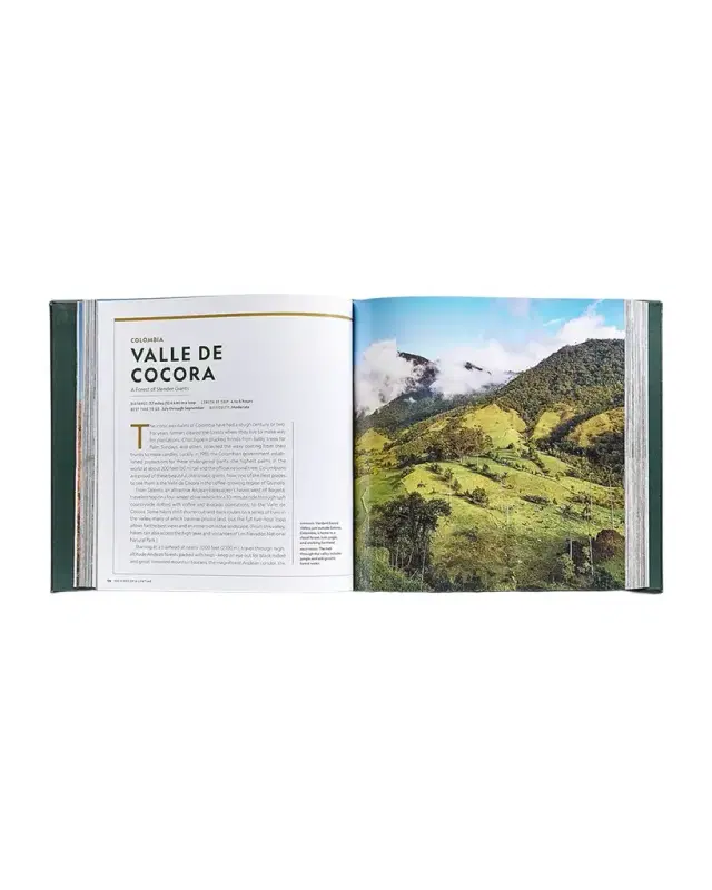 Graphic Image "100 Hikes Of A Lifetime" Leather Bound Book - Personalized
