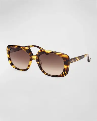 Max Mara Square Acetate Sunglasses | Thumbnail 3
