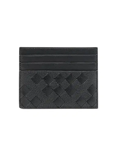 Bottega Veneta Men's Diamonds Dover Intrecciato Leather Card Holder | Thumbnail 1 Bottega Veneta Men's Diamonds Dover Intrecciato Leather Card Holder | Thumbnail 1
