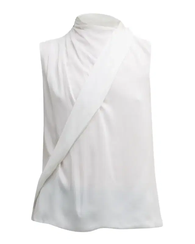Giorgio Armani Silk Cross-Front Blouse