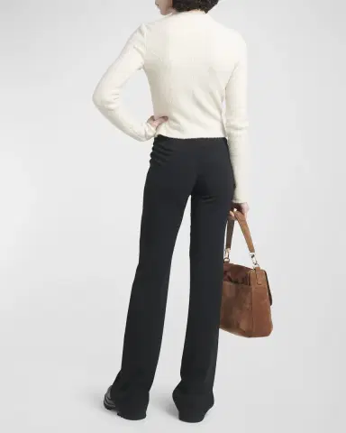 Giorgio Armani Contrast Grosgrain Zip-Front Cashmere Silk Jacket | Thumbnail 3 Giorgio Armani Contrast Grosgrain Zip-Front Cashmere Silk Jacket | Thumbnail 3