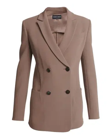 Giorgio Armani Cady Double-Breasted Blazer | Thumbnail 1 Giorgio Armani Cady Double-Breasted Blazer | Thumbnail 1