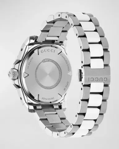 Gucci Men's Dive Two-Tone Bracelet Watch, 40mm | Thumbnail 4 Gucci Men's Dive Two-Tone Bracelet Watch, 40mm | Thumbnail 4